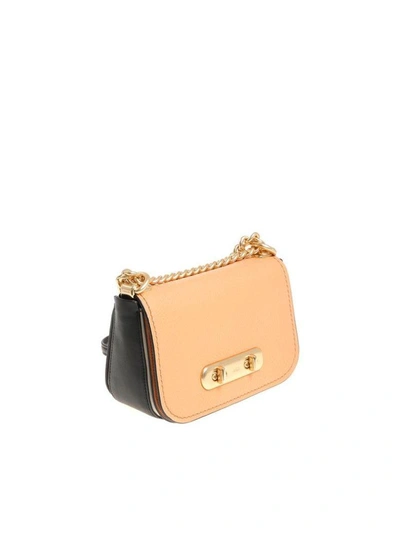 Shop Coach Swagger 20 Shoulder Bag In Beige-black