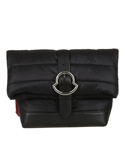 Shop Moncler Padded Shoulder Bag In Nero