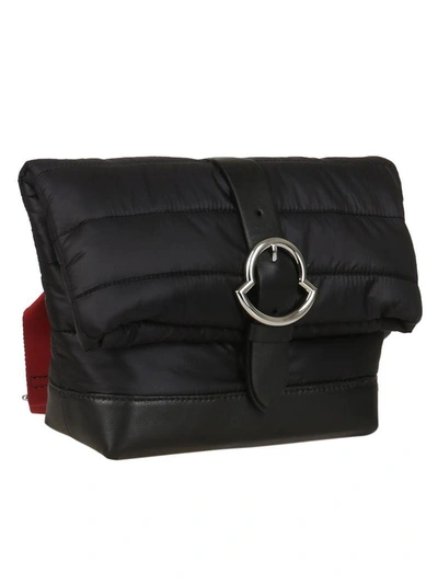 Shop Moncler Padded Shoulder Bag In Nero
