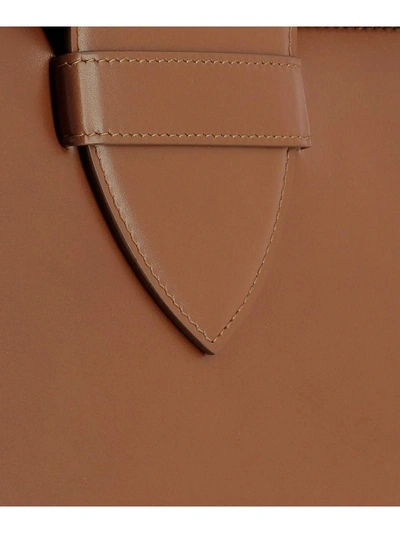 Shop Golden Goose Brown Leather Handle Bag