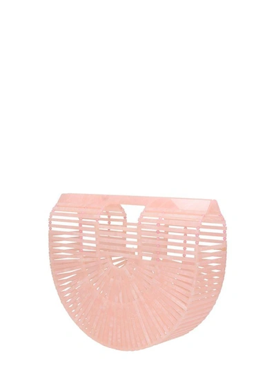 Shop Cult Gaia Pink Acrylic Gaia Ark Small Bag In Rose-pink