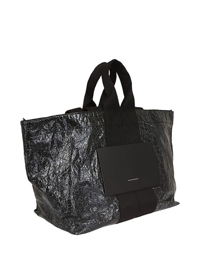 Shop Alexander Wang Logo Tote In Black