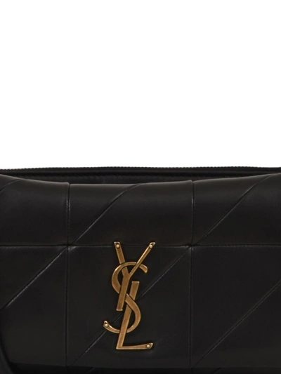 Shop Saint Laurent Jamie Monogram Bag Black