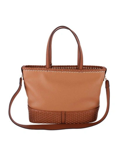 Shop Trussardi Mimosa" Tote Bag" In Leather