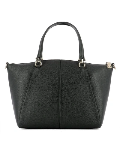 Shop Coach Black Leather Handle Bag