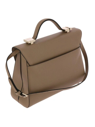 Shop Magri Handbag Shoulder Bag Women Magrì In Dove Grey