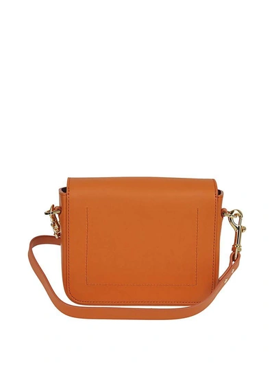 Shop Sophie Hulme Small Quick Shoulder Bag In Orange