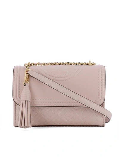 Shop Tory Burch Pink Leather Shoulder Bag