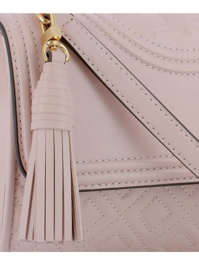 Shop Tory Burch Pink Leather Shoulder Bag
