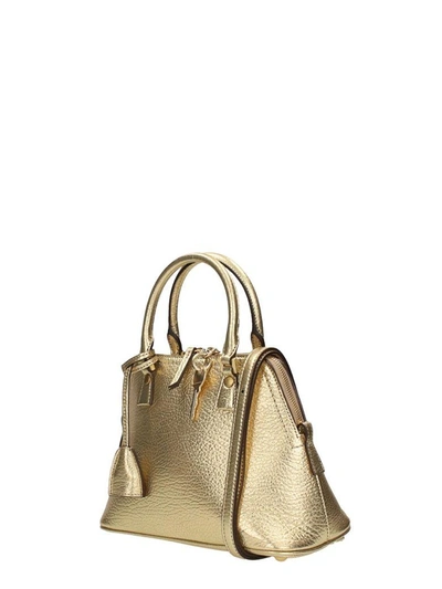 Shop Maison Margiela Mini 5ac Tote Bag In Gold