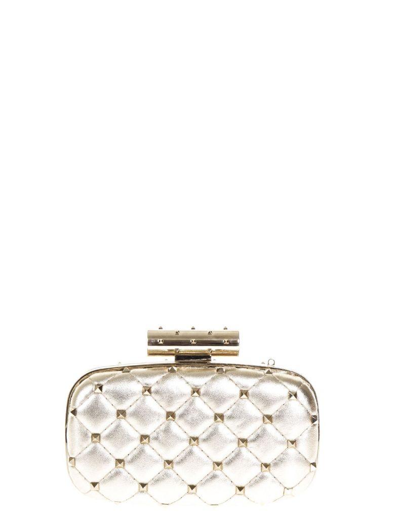 valentino gold studded bag