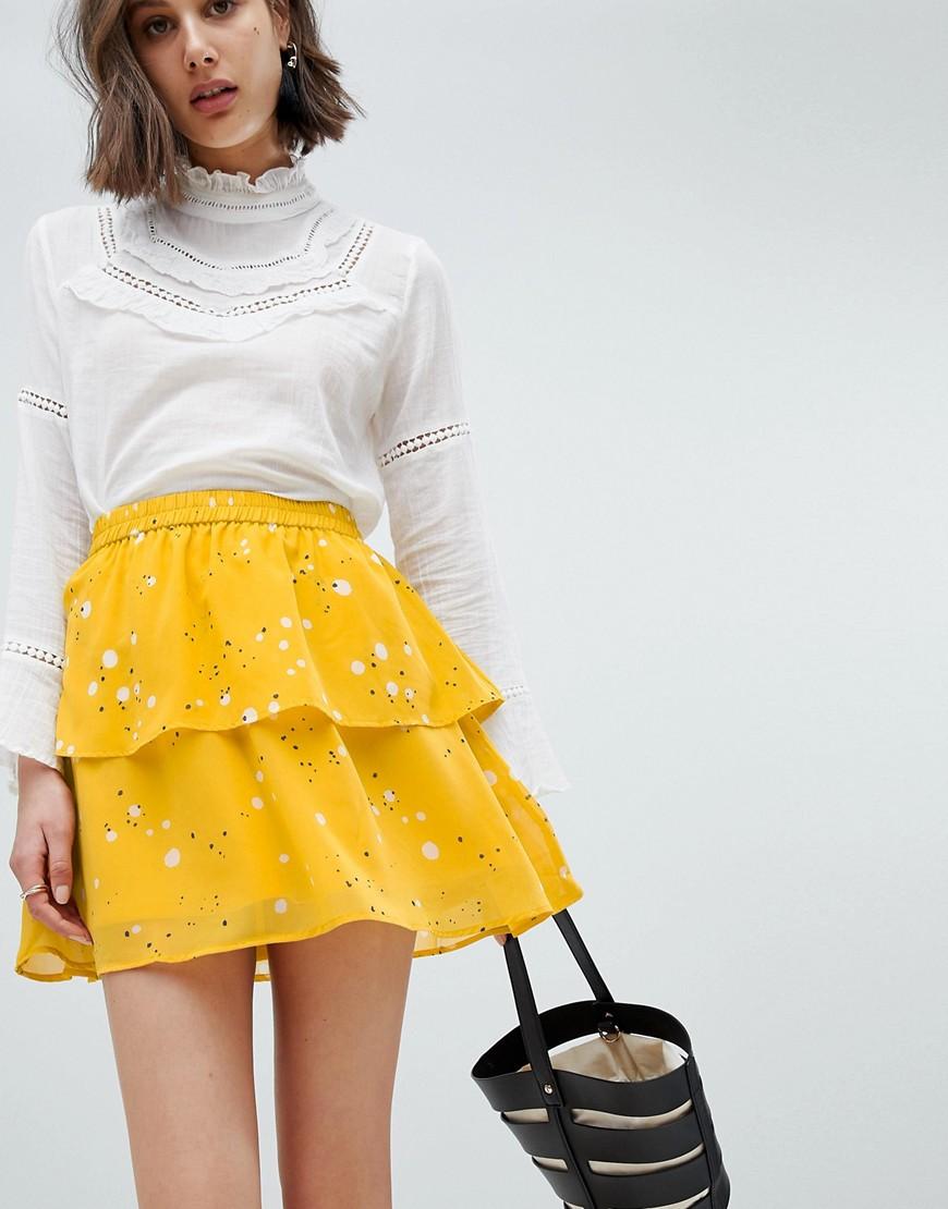 Vero Moda Floral Flippy Skirt - Multi | ModeSens