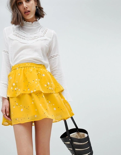 Vero Moda Floral Skirt - | ModeSens