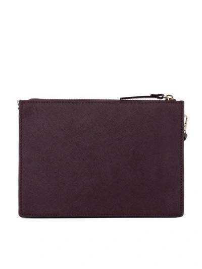 Shop Kate Spade Purple Leather Shoulder Bag