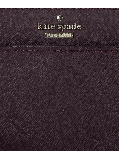 Shop Kate Spade Purple Leather Shoulder Bag