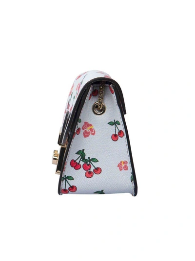 Shop Furla Cherry Shoulder Bag In White