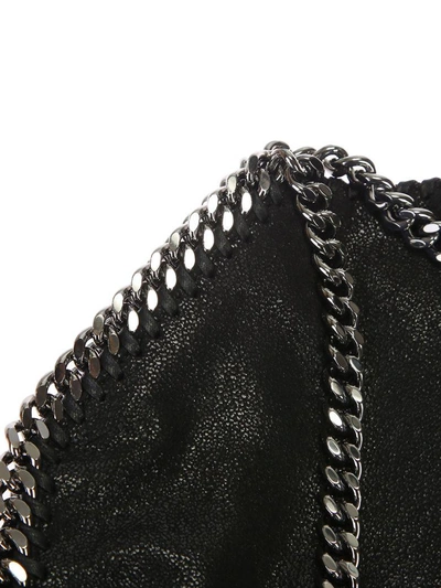 Shop Stella Mccartney Faux Leather Falabella Large Bag In Black