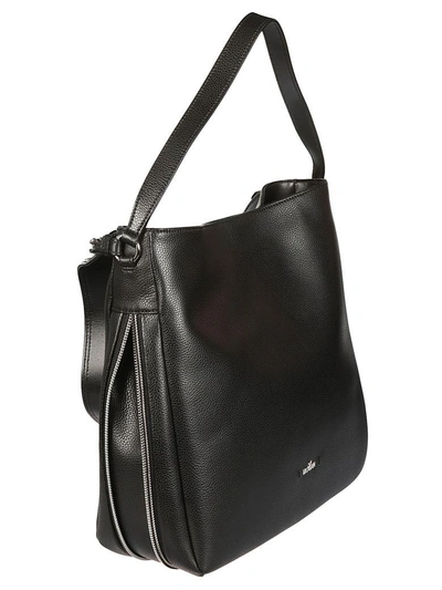 Shop Hogan Classic Hobo Bag In Nero