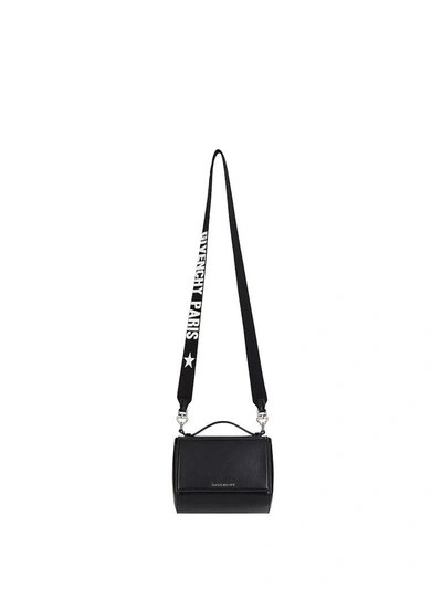Shop Givenchy Black Mini Pandora Box Bag