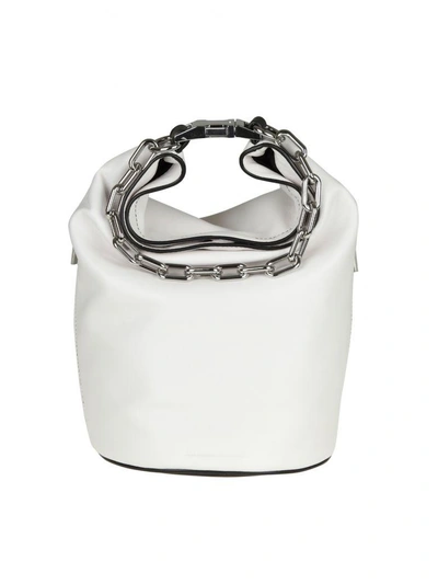 Shop Alexander Wang Attica Bag In White Color Leather