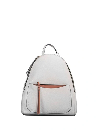 Shop Gianni Chiarini Backpack White In Panna-carne