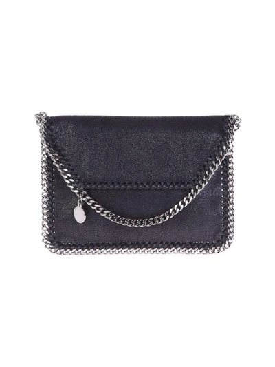 Shop Stella Mccartney Black Falabella Mini Bag