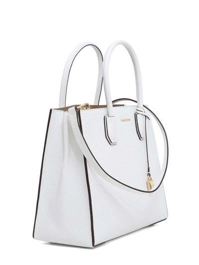 Shop Michael Michael Kors Mercer Tote From M Michael Kors In Bianco