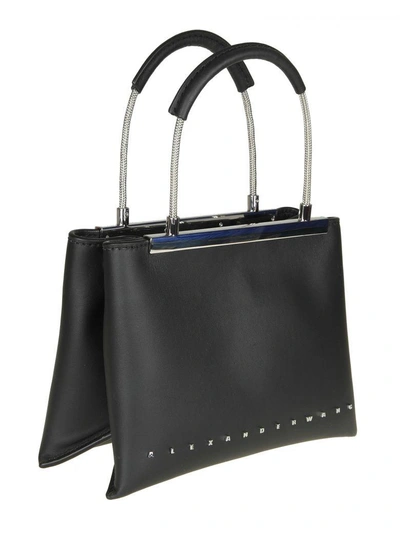 Shop Alexander Wang Bag Dime Small In Black Leather