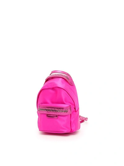 Shop Stella Mccartney Mini Falabella Go Backpack In Basic