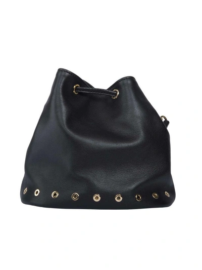 Shop Longchamp Paris Rocks Bucket Bag In Black