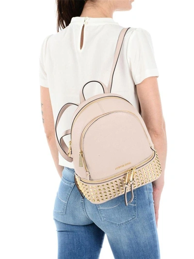 Shop Michael Michael Kors Backpack Rhea Zip In Pink