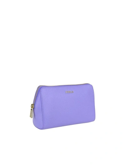 Shop Furla Large Electra Cosmetic Case Set In Giglio-cedro-vaniglia