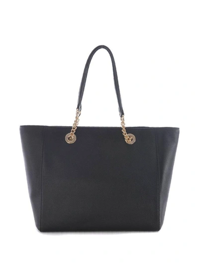 Shop Coach Turnlock Tote In Nero