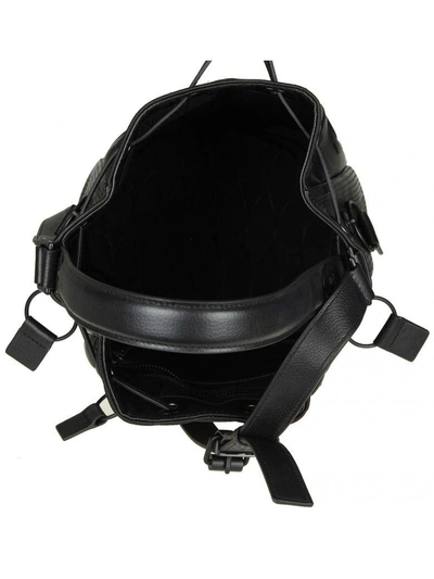 Shop Kenzo Bucket Bag In Black Fabric