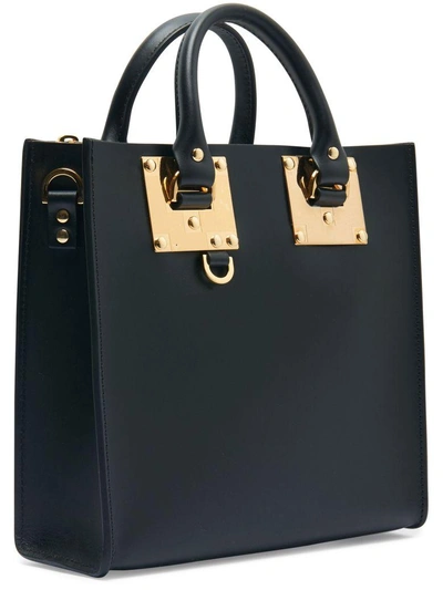 Shop Sophie Hulme Albion Square Tote Bag In Black