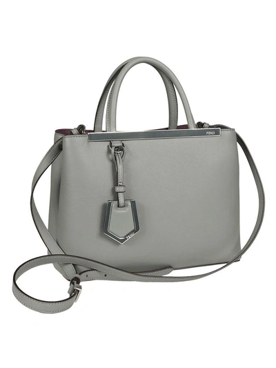 Shop Fendi 2 Jours Tote In Alga