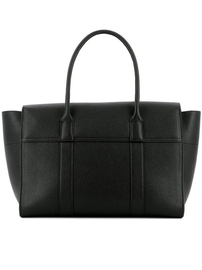 Shop Mulberry Black Leather Shoulder Bag