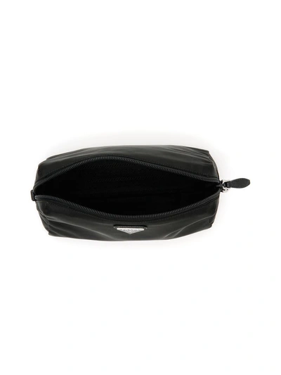 Shop Prada Pouch With Handle In Neronero