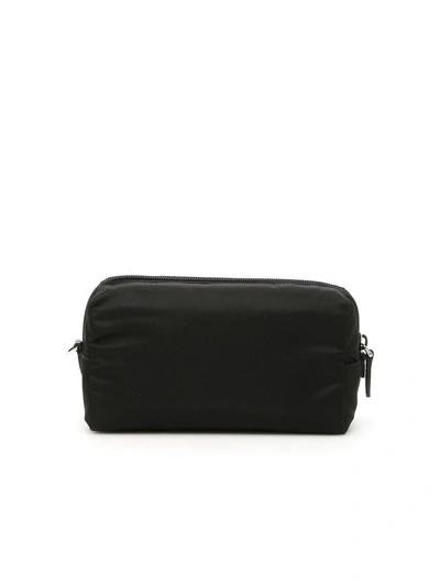 Shop Prada Pouch With Handle In Neronero