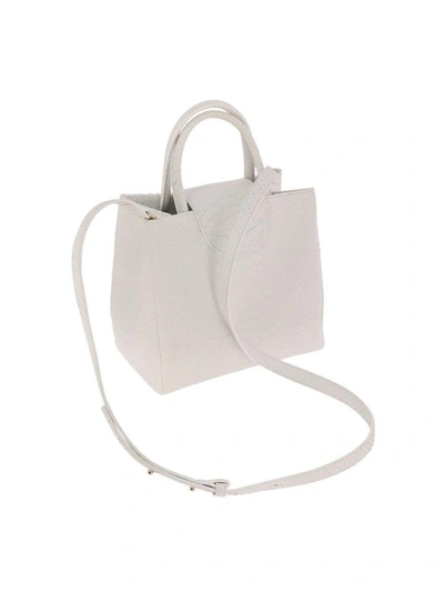 Shop Versace F.e.v. By Francesca E.  Handbag Shoulder Bag Women F.e.v. By Francesca E.  In White