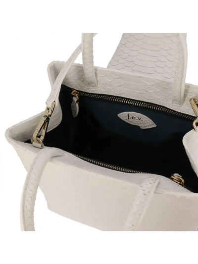 Shop Versace F.e.v. By Francesca E.  Handbag Shoulder Bag Women F.e.v. By Francesca E.  In White