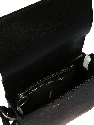 Shop Off-white Industrial Tape Shoulder Bag In Black