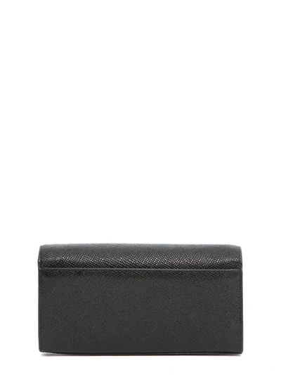 Shop Michael Michael Kors Mott Pouch In Nero