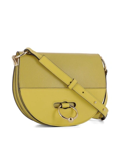 Shop Jw Anderson Yellow Leather Shoulder Bag
