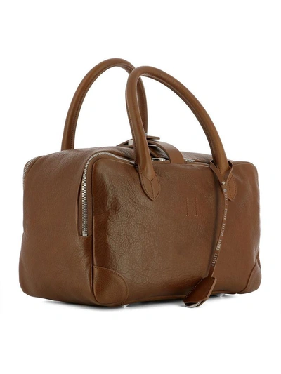 Shop Golden Goose Brown Leather Shoulder Bag