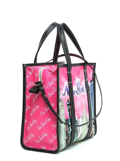 Shop Balenciaga Bazar S Handbag In Multicolor