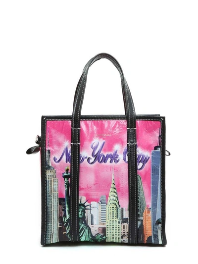 Shop Balenciaga Bazar S Handbag In Multicolor