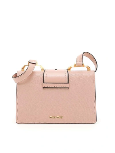 Shop Miu Miu Miu Lady Crossbody Bag In Orchidearosa