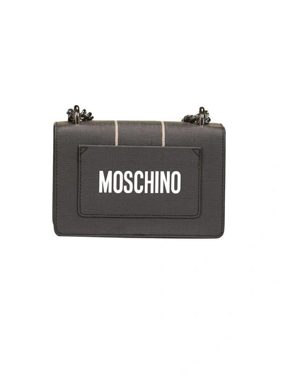 Shop Moschino Botanical Teddy Shoulder Bag In Nero Multicolor