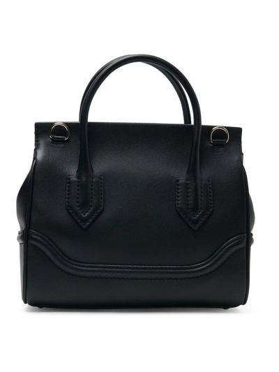 Shop Versace Calf Bag In Black